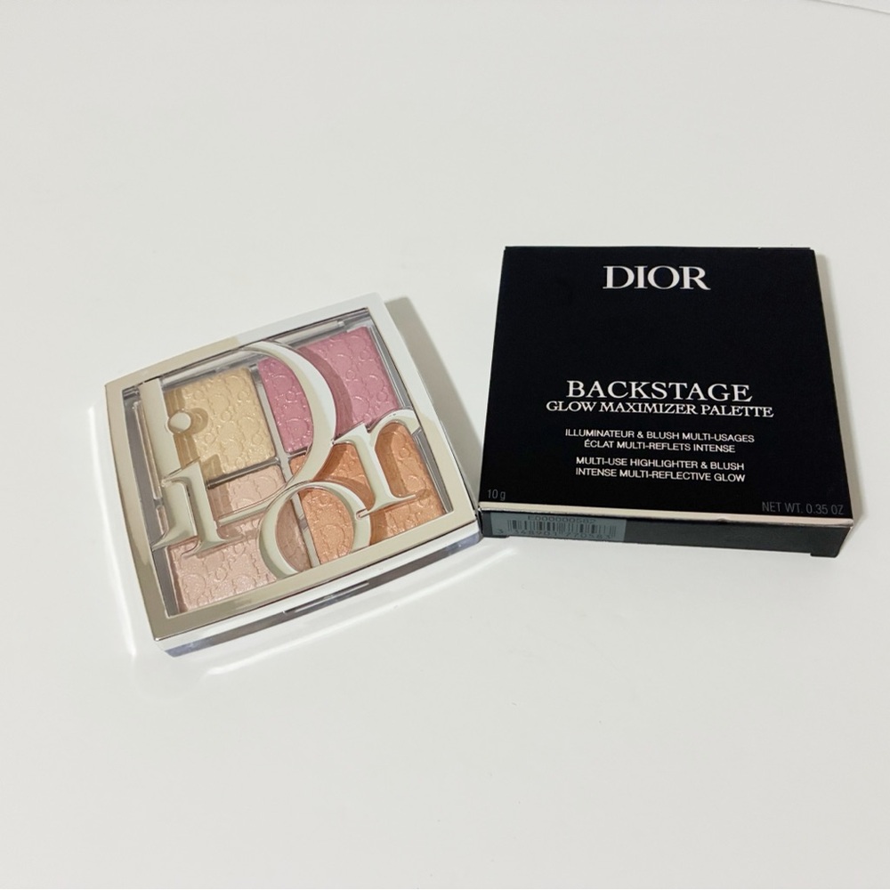 🌸New Dior Backstage Glow Maximizer Face Palette 004 Rose Gold Glow